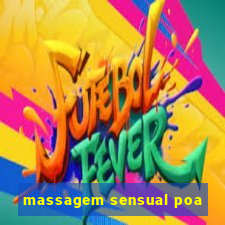 massagem sensual poa